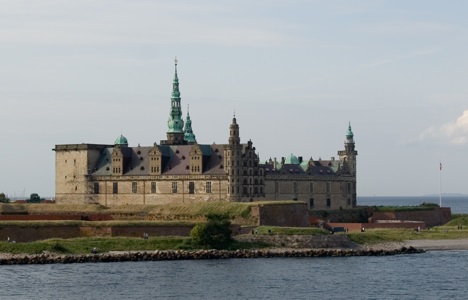 Kronborg Castle in Elsinore, Denmark
